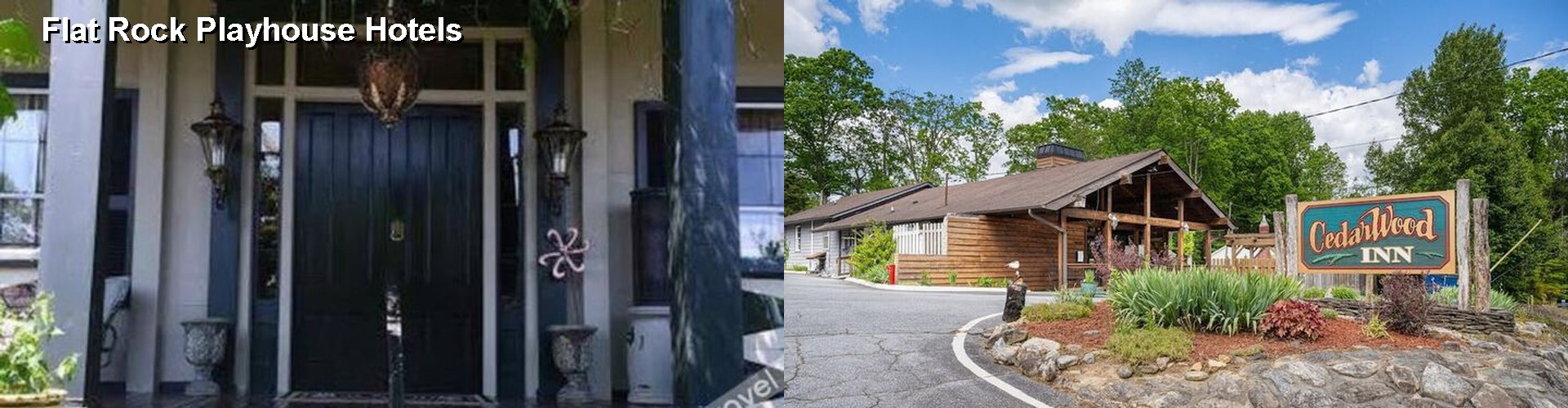 5 Best Hotels near Flat Rock Playhouse