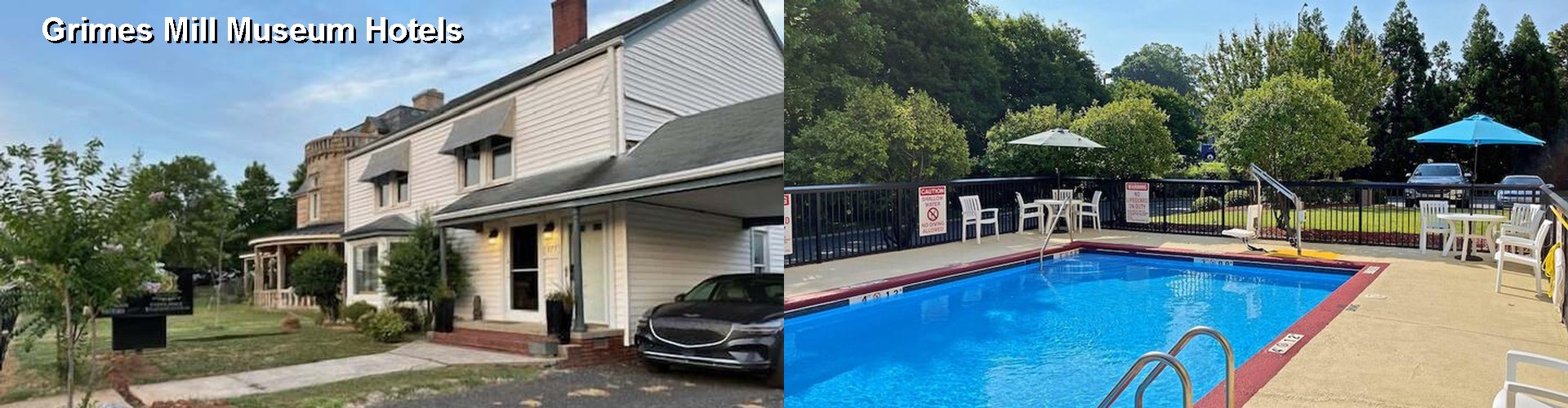 5 Best Hotels near Grimes Mill Museum