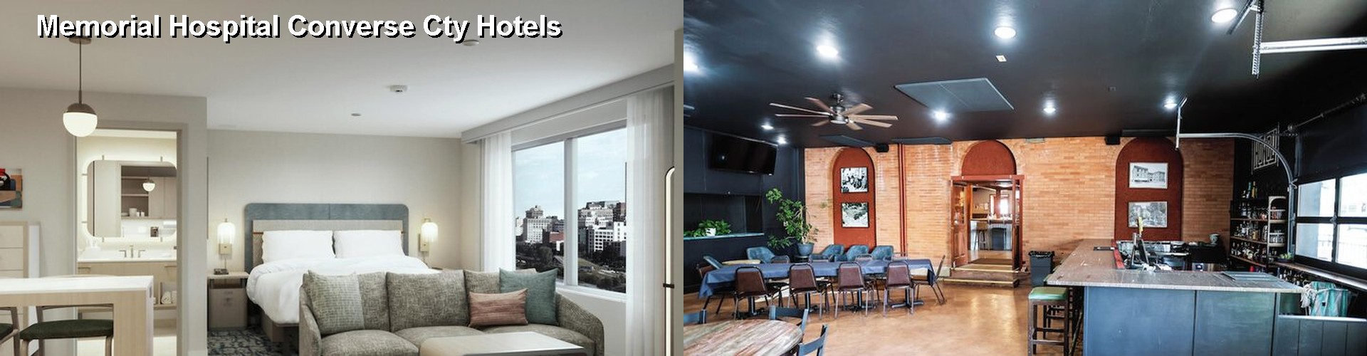3 Best Hotels near Memorial Hospital Converse Cty