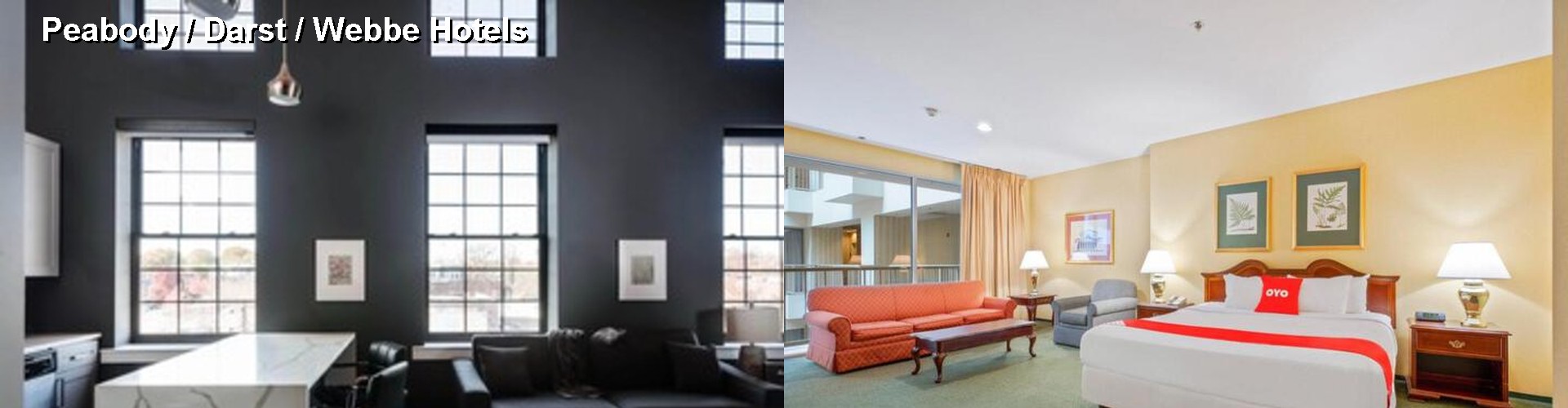 4 Best Hotels near Peabody / Darst / Webbe