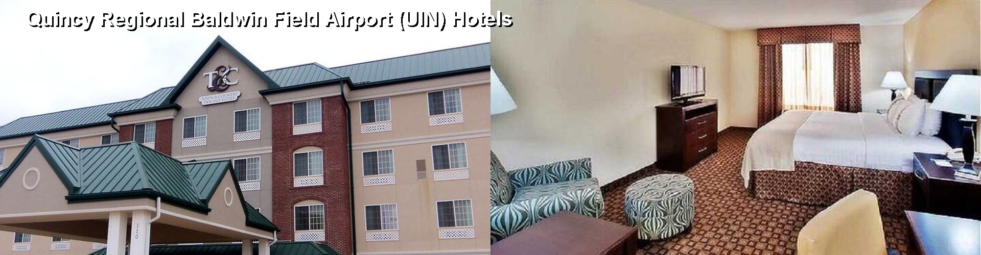 4 Best Hotels near Quincy Regional Baldwin Field Airport (UIN)