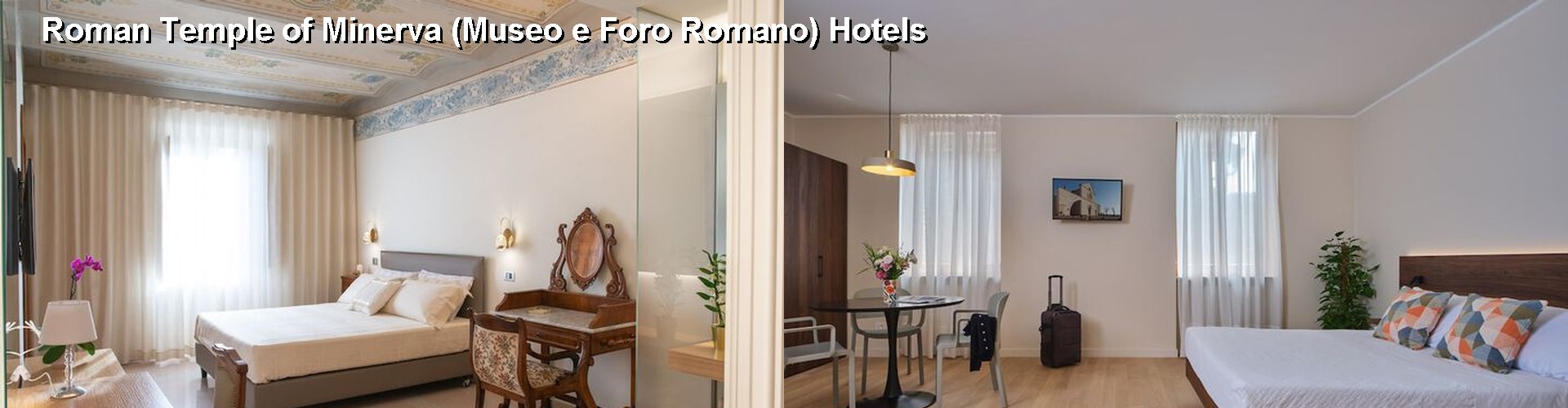 5 Best Hotels near Roman Temple of Minerva (Museo e Foro Romano)