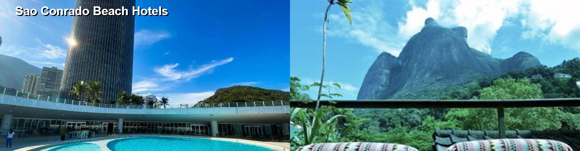 2 Best Hotels near Sao Conrado Beach