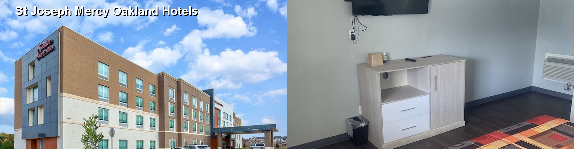 5 Best Hotels near St Joseph Mercy Oakland