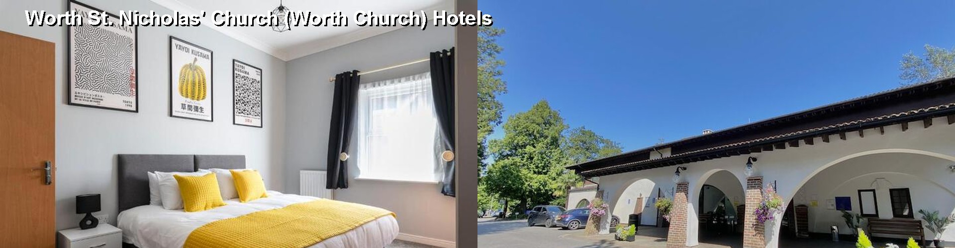 2 Best Hotels near Worth St. Nicholas' Church (Worth Church)