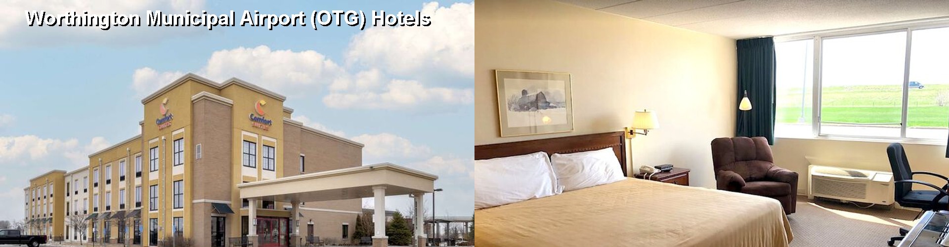 5 Best Hotels near Worthington Municipal Airport (OTG)