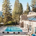 Swimming pool at Fairmont Banff Springs