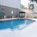 Swimming pool at Lamothe House