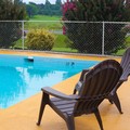 Swimming pool at Timberlake Motel