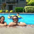 Swimming pool at Valley River Inn